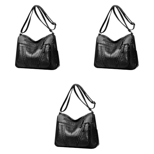 PALAY® Fashion Shoulder Bag for Women PU Leather Multi-Layer Compartment Sling Tote Crossbody Pouch Casual Travel Daily Commuting 3 PCS PALAY® Fashion Shoulder Bag for Women PU Leather Multi-Layer Compartment Sling Tote Crossbody Pouch Casual Travel Daily Commuting 3 PCS